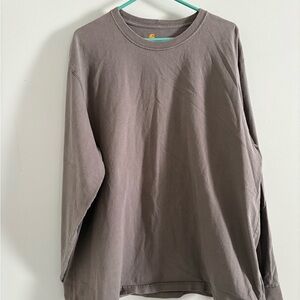 Carhartt Men's Taupe Long Sleeve Tee